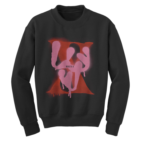Monsta X Spray Paint Luv Crewneck-Monsta X