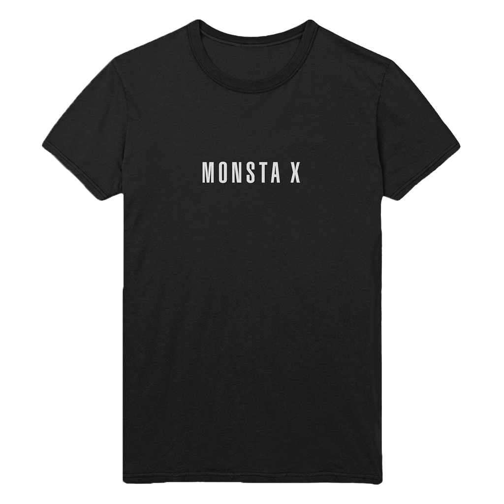 Monsta X Logo Tee - Black-Monsta X