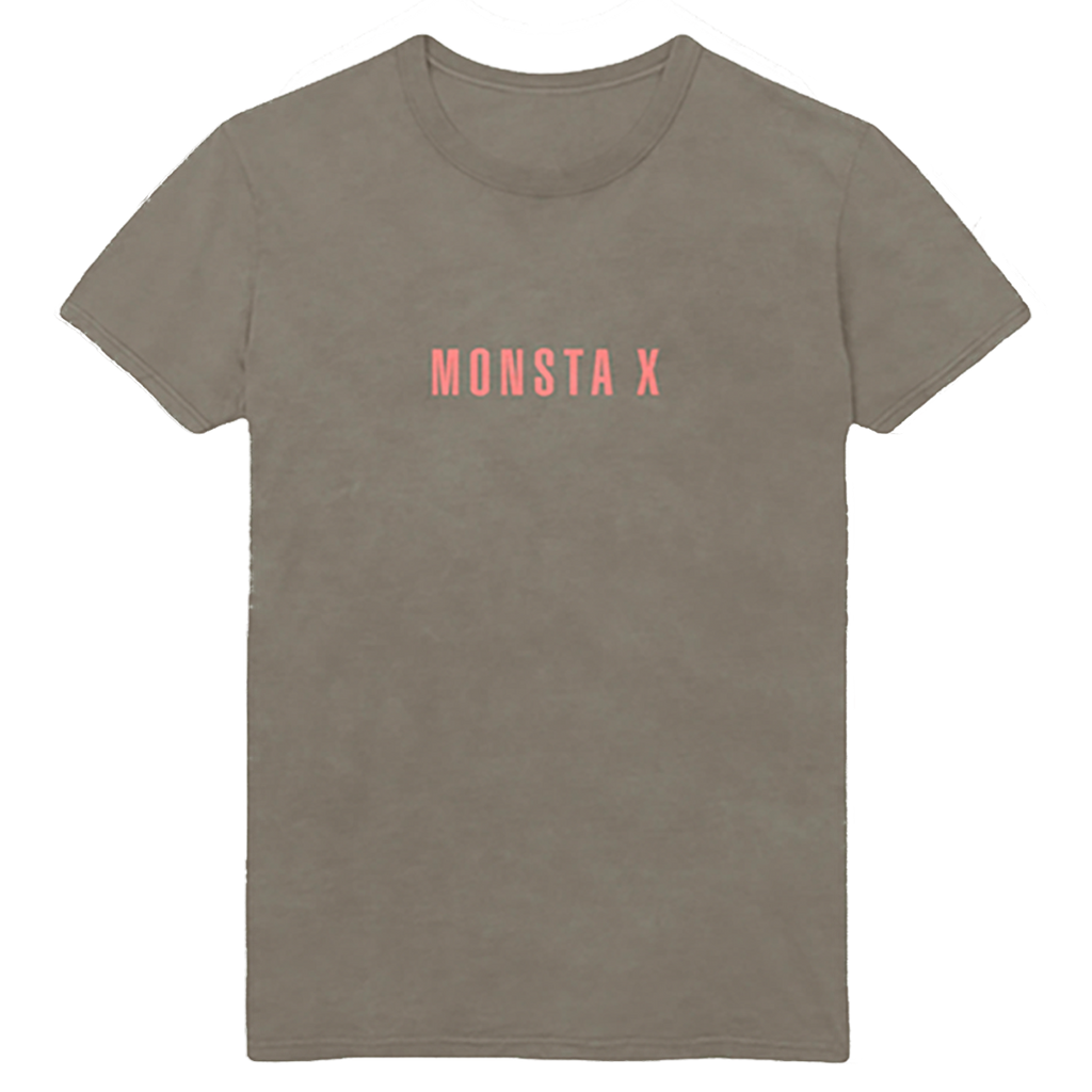 Monsta X Logo Tee - Sandstone-Monsta X